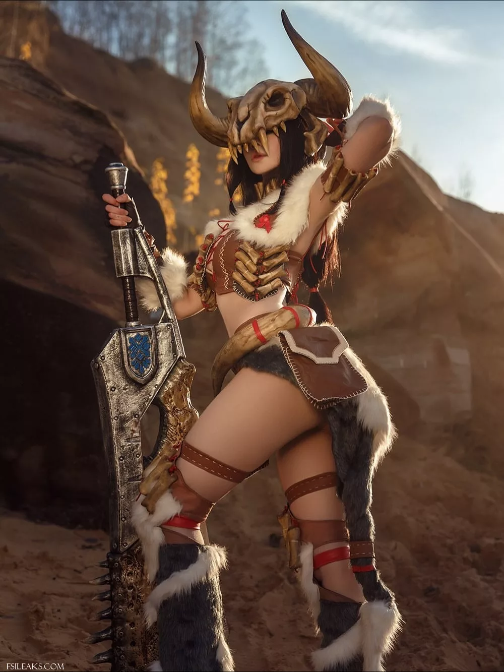 Alina Becker OnlyFans Bone Armor Cosplay Set - 39