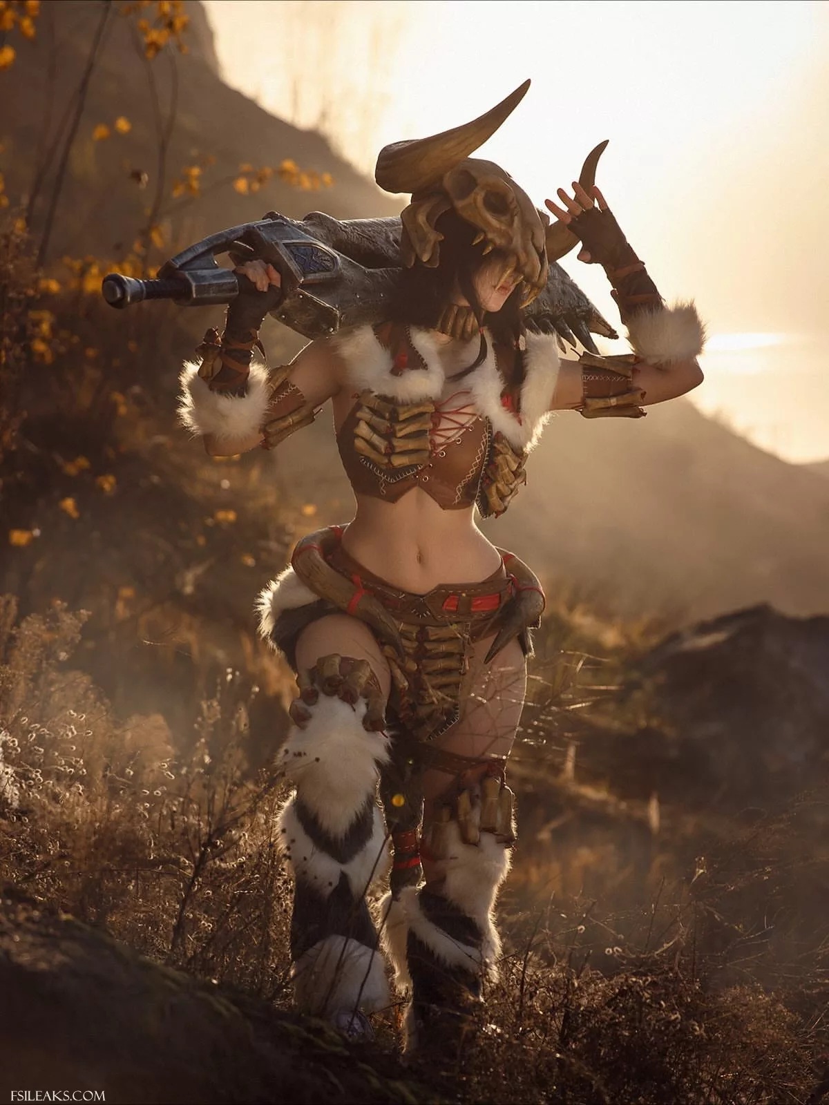 Alina Becker OnlyFans Bone Armor Cosplay Set - 4 Alina Becker OnlyFans Bone Armor Cosplay Set - 3