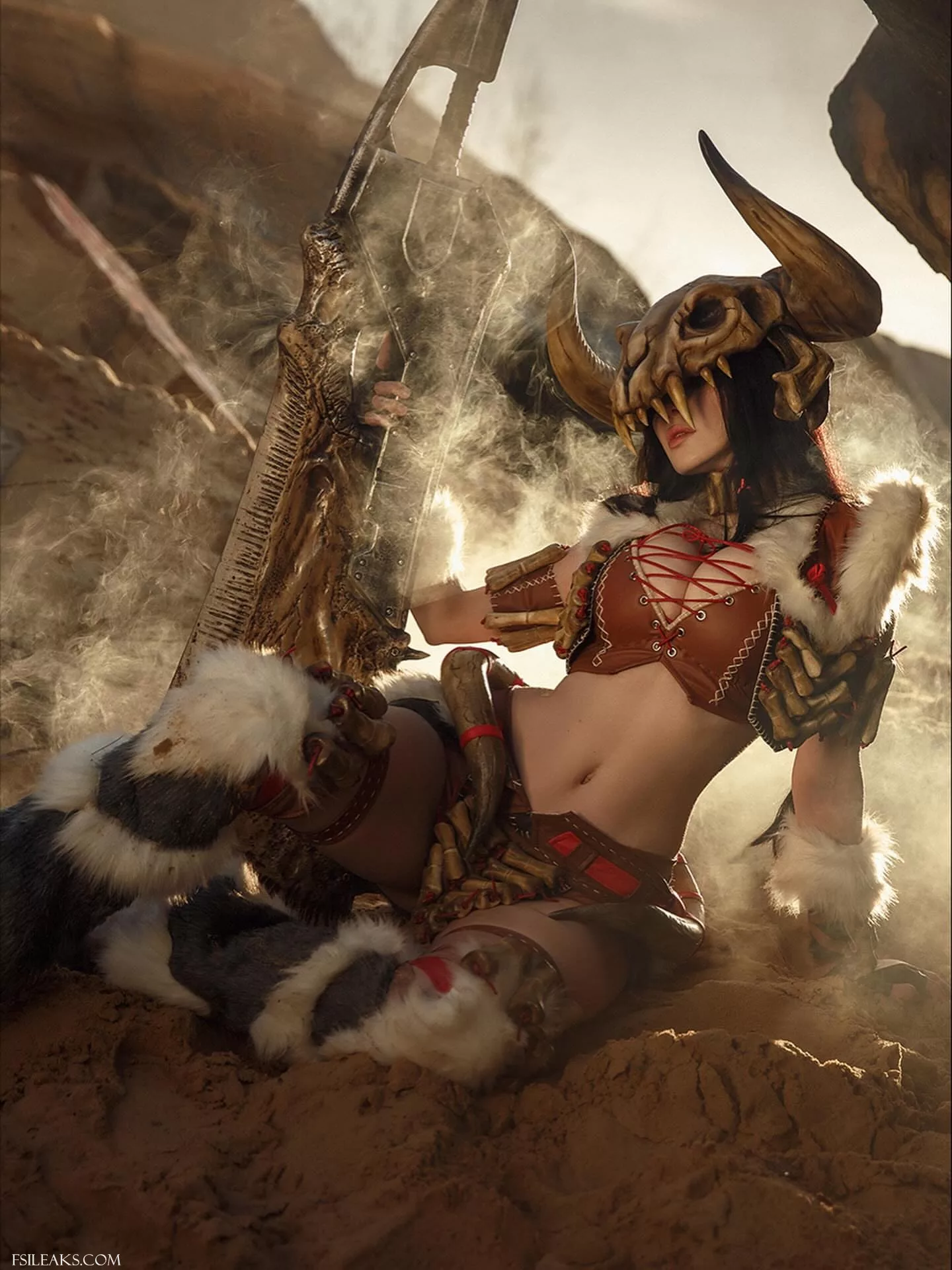 Alina Becker OnlyFans Bone Armor Cosplay Set - 6 Alina Becker OnlyFans Bone Armor Cosplay Set - 5