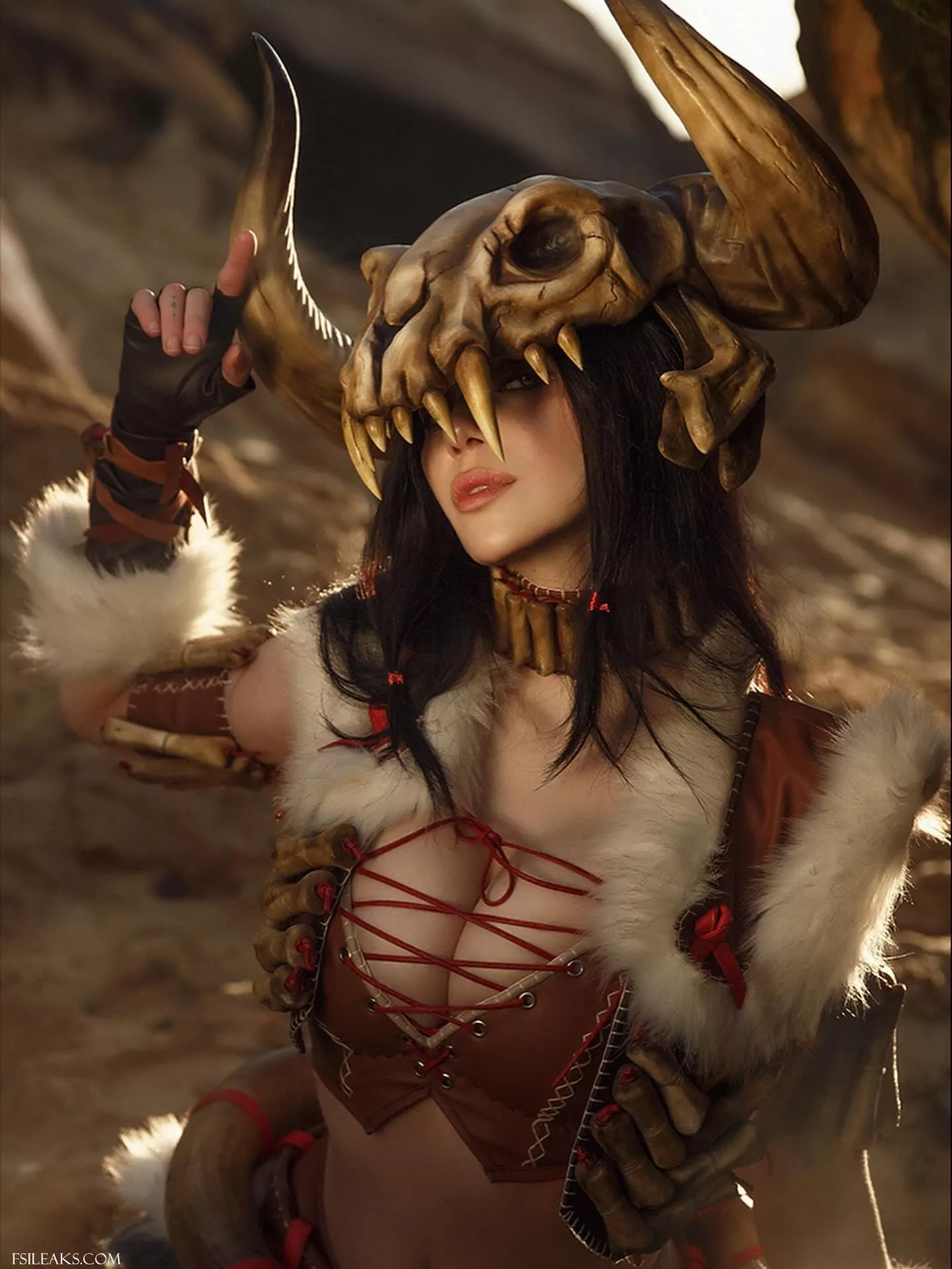 Alina Becker OnlyFans Bone Armor Cosplay Set - 10 Alina Becker OnlyFans Bone Armor Cosplay Set - 9