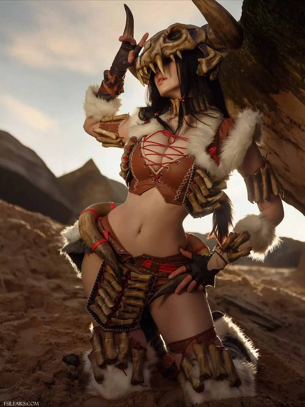 Alina Becker OnlyFans Bone Armor Cosplay Set - 12 Alina Becker OnlyFans Bone Armor Cosplay Set - 11