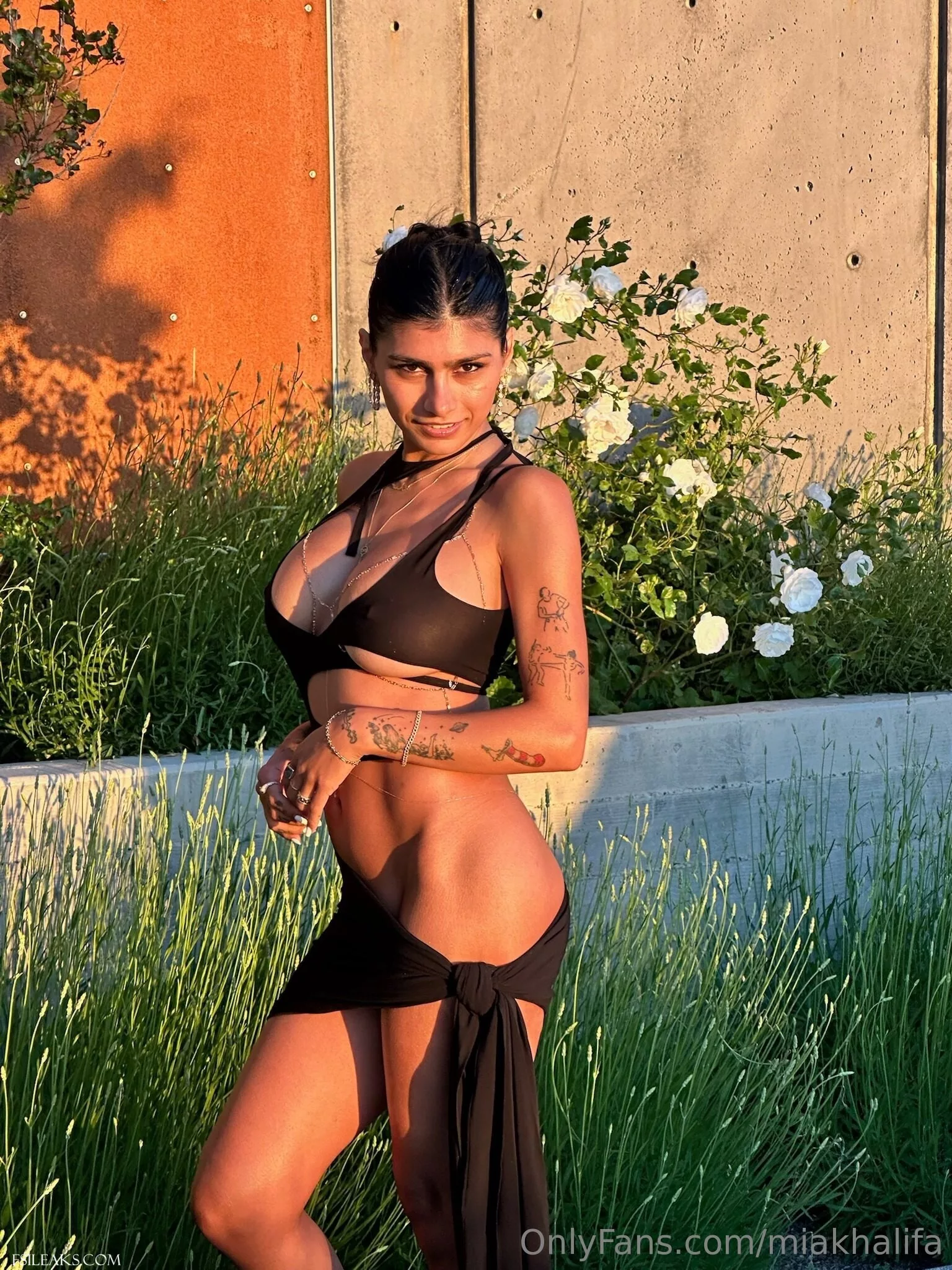 Mia Khalifa OnlyFans Transparent Black Cutout Dress Nude Set - 64 Mia Khalifa OnlyFans Transparent Black Cutout Dress Nude Set - 63