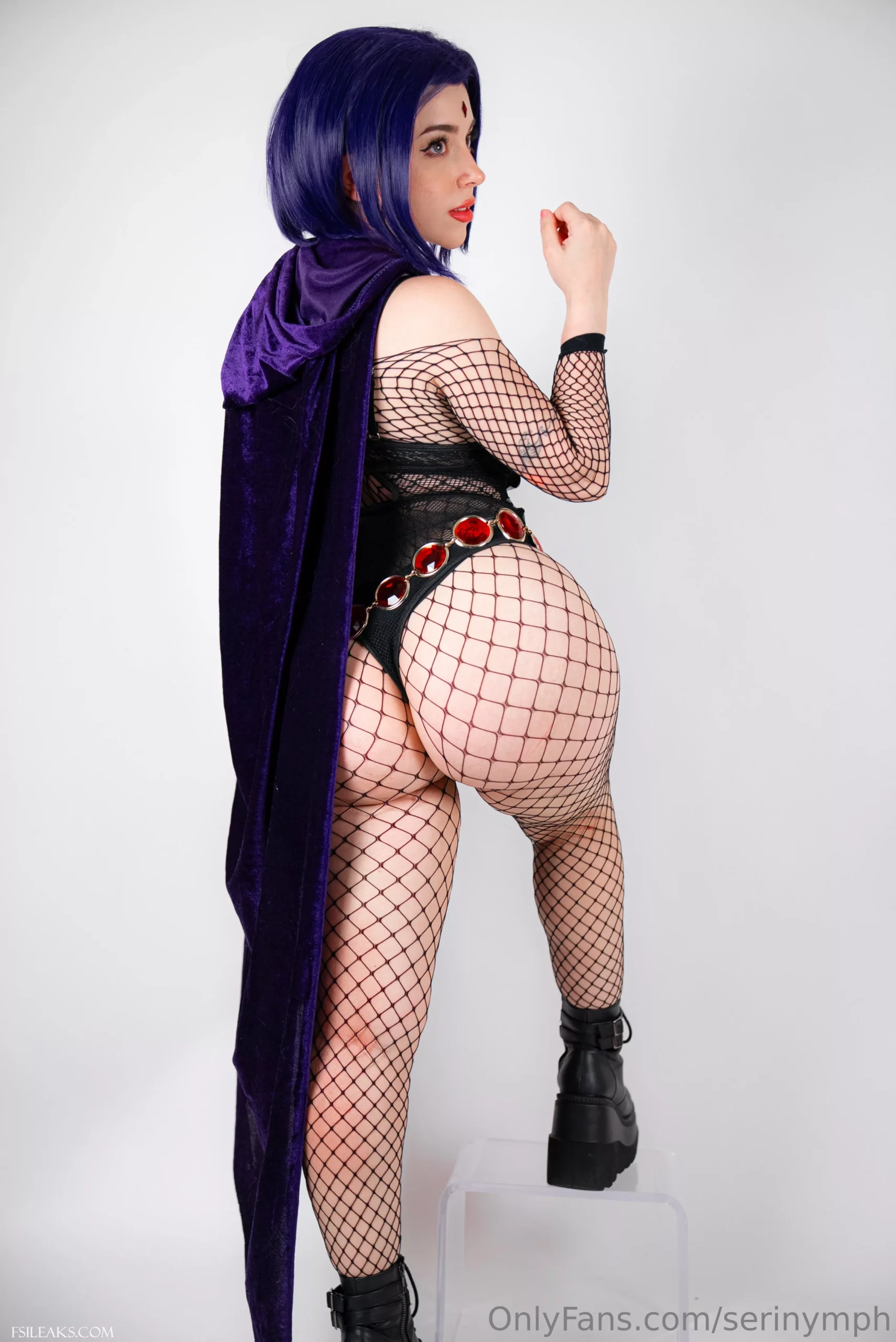 Serinide OnlyFans Raven Teen Titans Cosplay Set - 24 Serinide OnlyFans Raven Teen Titans Cosplay Set - 23