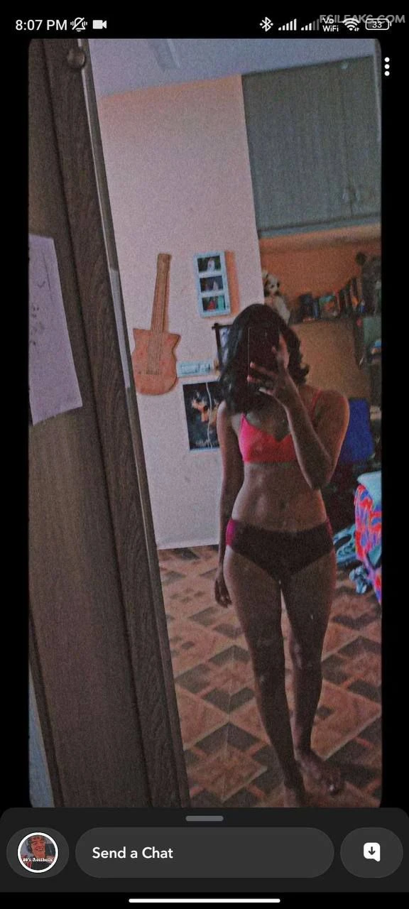 Slim Sexy Girl Friend Nude Show Photos - 13